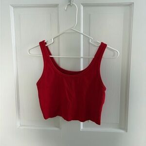 Wild Fable Red Red Crop Top